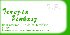terezia pinkasz business card